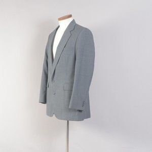 Haggar Imperial Men's Coat Blazer Gray 42R